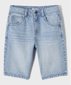 GEMO Bermuda en jean coupe Regular garçon bleu standard