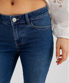 bermuda en jean extensible a revers femme bleuL031301_2