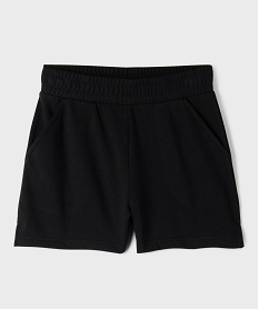 GEMO Short ample en maille French Terry fille noir standard
