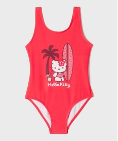 GEMO Maillot de bain une pièce à motif chaton fille - Hello Kitty rose vif