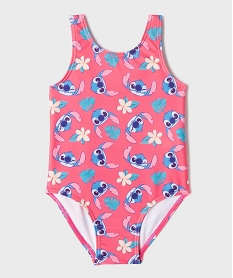 GEMO Maillot de bain 1 pièce imprimé bébé fille - Stitch Rose