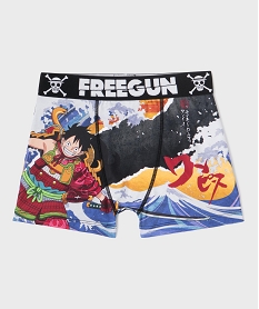 GEMO Boxer en microfibre motif manga garçon - Freegun x One Piece Multicolore
