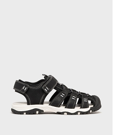 GEMO Sandales à bout fermé et dessus en mesh garçon - 5 MILES noir standard