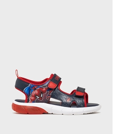 GEMO Sandales à scratch look sportswear garçon - Spiderman Bleu