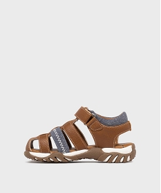 sandales a brides bi-matieres garcon - buggy orangeL148601_3