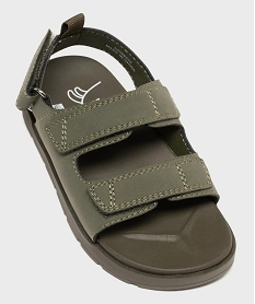 sandales a scratch garcon - 5 miles kaki standardL150801_4