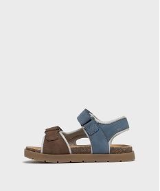 sandales tricolores a double scratch garcon - buggy multicoloreL151901_3