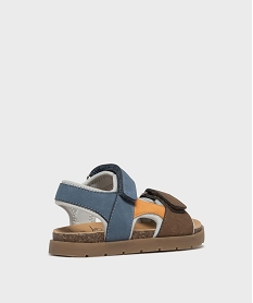 sandales tricolores a double scratch garcon - buggy multicoloreL151901_4