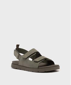 sandales a scratch monochromes garcon - 5 miles kaki standardL154001_2