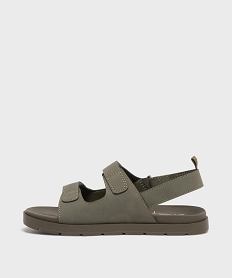 sandales a scratch monochromes garcon - 5 miles kaki standardL154001_3