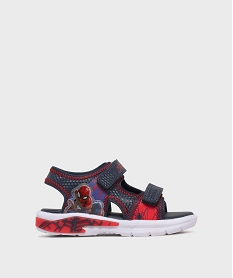sandales a scratch avec motif spiderman garcon - marvel bleuL155301_2