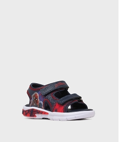sandales a scratch avec motif spiderman garcon - marvel bleuL155301_3