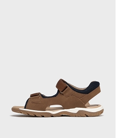sandales a double scratch garcon - 5 miles marron standardL155501_3