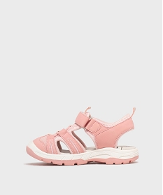 sandales a bout ferme fermeture scratch fille - lovely wings rose standardL159101_3