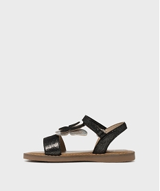 sandales en cuir irise avec motif papillon fille - lovely wings noir standardL165401_3
