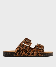 GEMO Sandales mules à semelle anatomique femme - Isotoner Beige