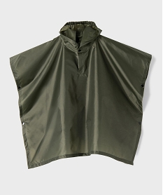 GEMO Poncho de pluie à capuche enfant 3-6 ans Vert