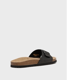 sandales mules a large bride et semelle interieure cuir homme noir standardL189301_4