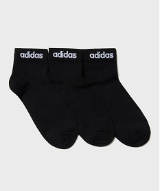 GEMO Chaussettes de sport tige basse homme - Adidas (lot de 3 paires) noir standard
