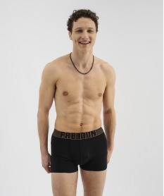 GEMO Boxer uni en microfibre extra douce homme - Freegun noir standard