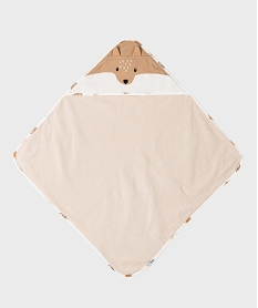 GEMO Cape de bain à motifs animaux bébé mixte Beige
