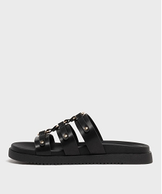 mules a epaisse semelle inspiration spartiates femme - 5 miles noir standardL209701_3