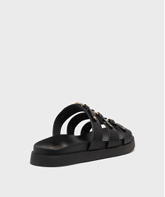 mules a epaisse semelle inspiration spartiates femme - 5 miles noir standardL209701_4