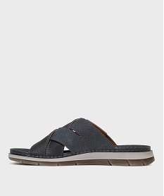 mules ouvertes avec brides croisees homme bleuL220501_3