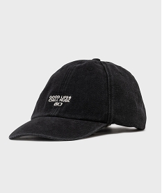 GEMO Casquette baseball en coton garçon Noir