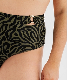 bas de maillot de bain imprime fantaisie femme grande taille vertL299701_2