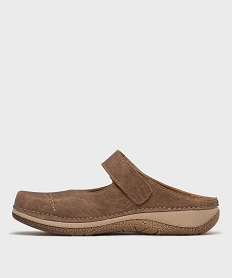 mules confort esprit babies fermeture scratch femme beige mules et sabotsL314101_3
