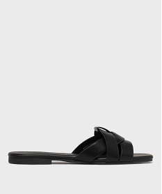 GEMO Sandales mules à brides entrecroisées femme - Valentina Baldano noir standard