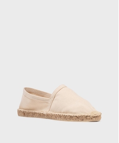 espadrilles en coton et semelle corde femme beigeL331801_2