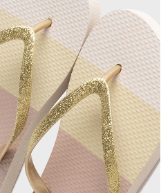 tongs a brides pailletees femme jauneL332001_3