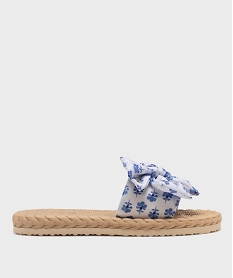 GEMO Sandales de plage en textile à motifs fleuris femme - LuluCastagnette Bleu