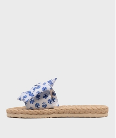 sandales de plage en textile a motifs fleuris femme - lulucastagnette bleuL332201_3