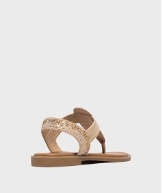 sandales a entredoigts ornees de strass femme beige standardL335401_4