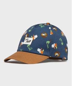 GEMO Casquette à motifs animaux garçon Bleu