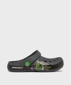 GEMO Sabots souples à tige ajouré garçon - Minecraft noir standard