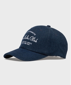 GEMO Casquette en toile denim femme - LuluCastagnette Bleu
