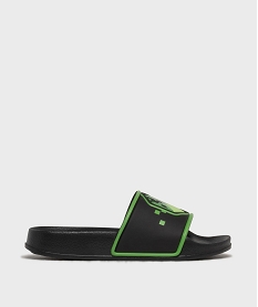GEMO Mules de piscine à bandeau imprimé garçon  - MInecraft noir standard