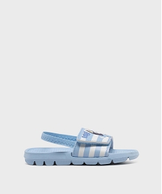 GEMO Sandales de plage à scratch et élastique garçon - Bluey Bleu