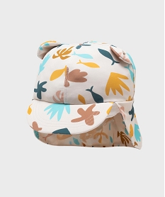 GEMO Casquette résistante à l’eau avec oreilles bébé garçon Multicolore