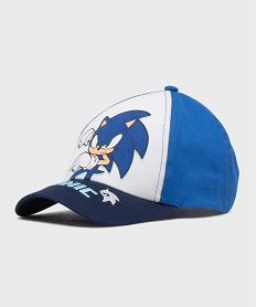 GEMO Casquette baseball imprimée garçon - Sonic bleu standard