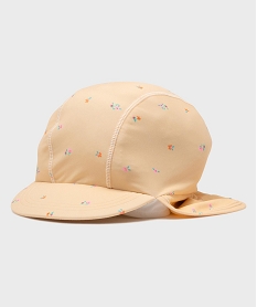 GEMO Casquette résistante à l’eau à motifs fleuris bébé fille Orange