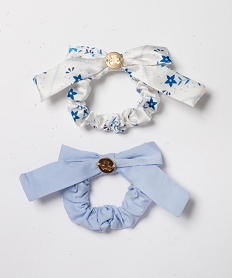 GEMO Chouchous pour les cheveux cérémonie fille (lot de 2) - LuluCastagnette Bleu