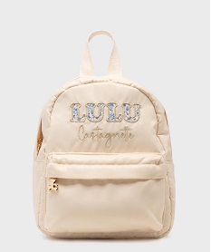 GEMO Sac à dos en toile fille - LuluCastagnette Beige