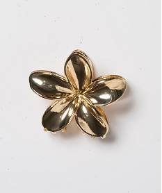 GEMO Pince crabe cheveux en forme de fleur dore
