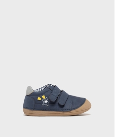 GEMO Chaussures premiers pas souples et légères bébé garçon - Hobiz Bleu