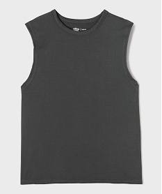 GEMO Débardeur en jersey de coton uni au coloris unique garçon Gris